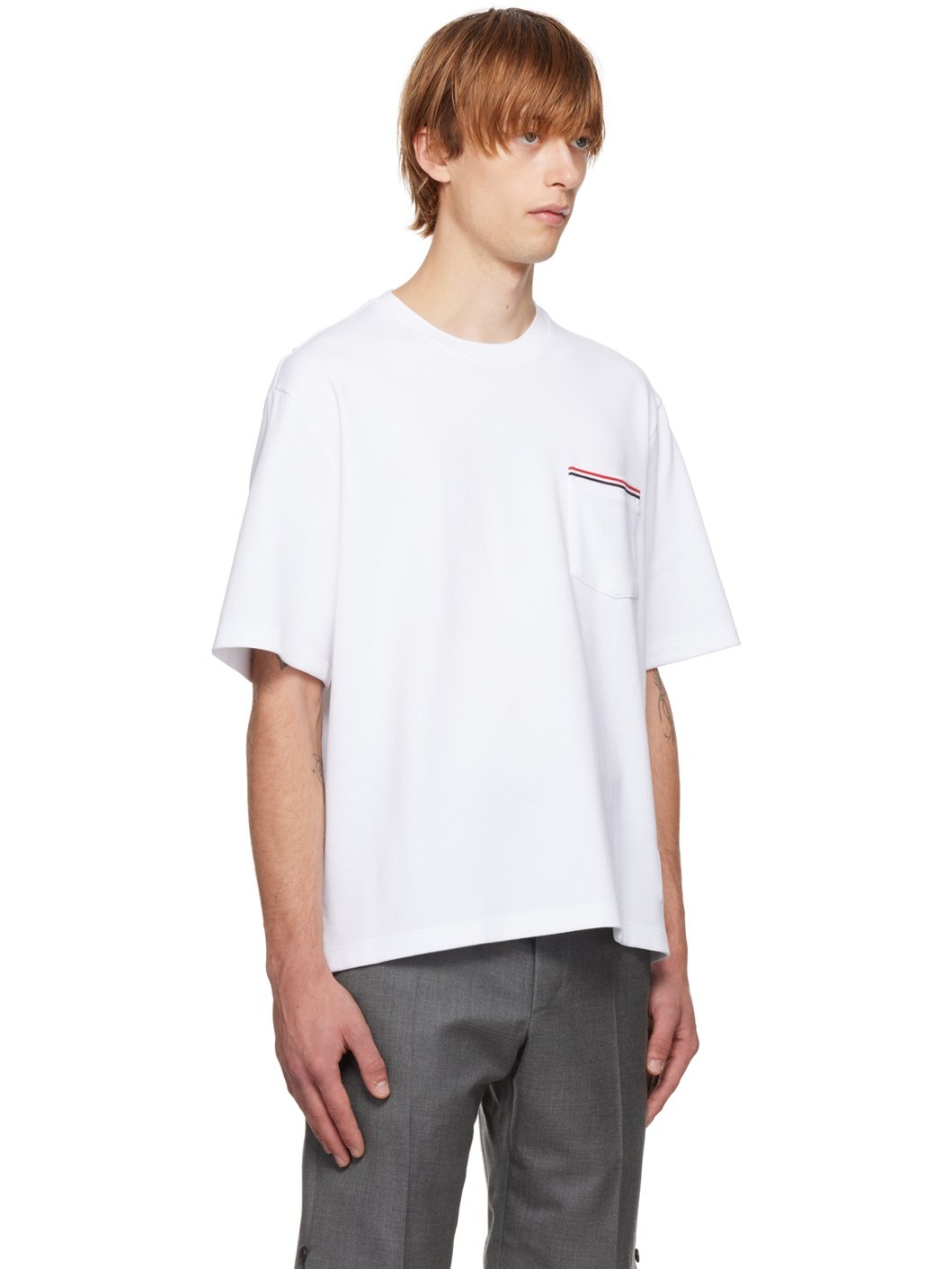 White Pocket T-Shirt - 2