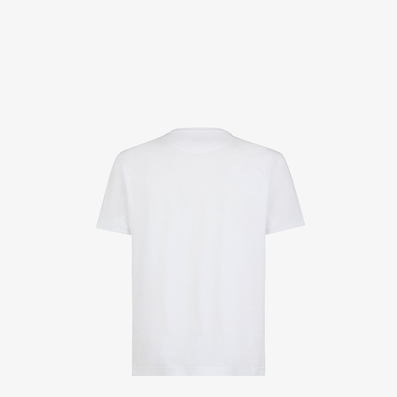 FENDI White cotton T-shirt outlook