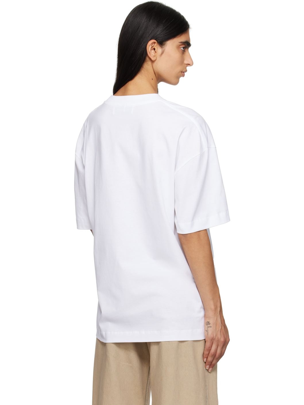 White 'ÉLU' Relax T-shirt - 3