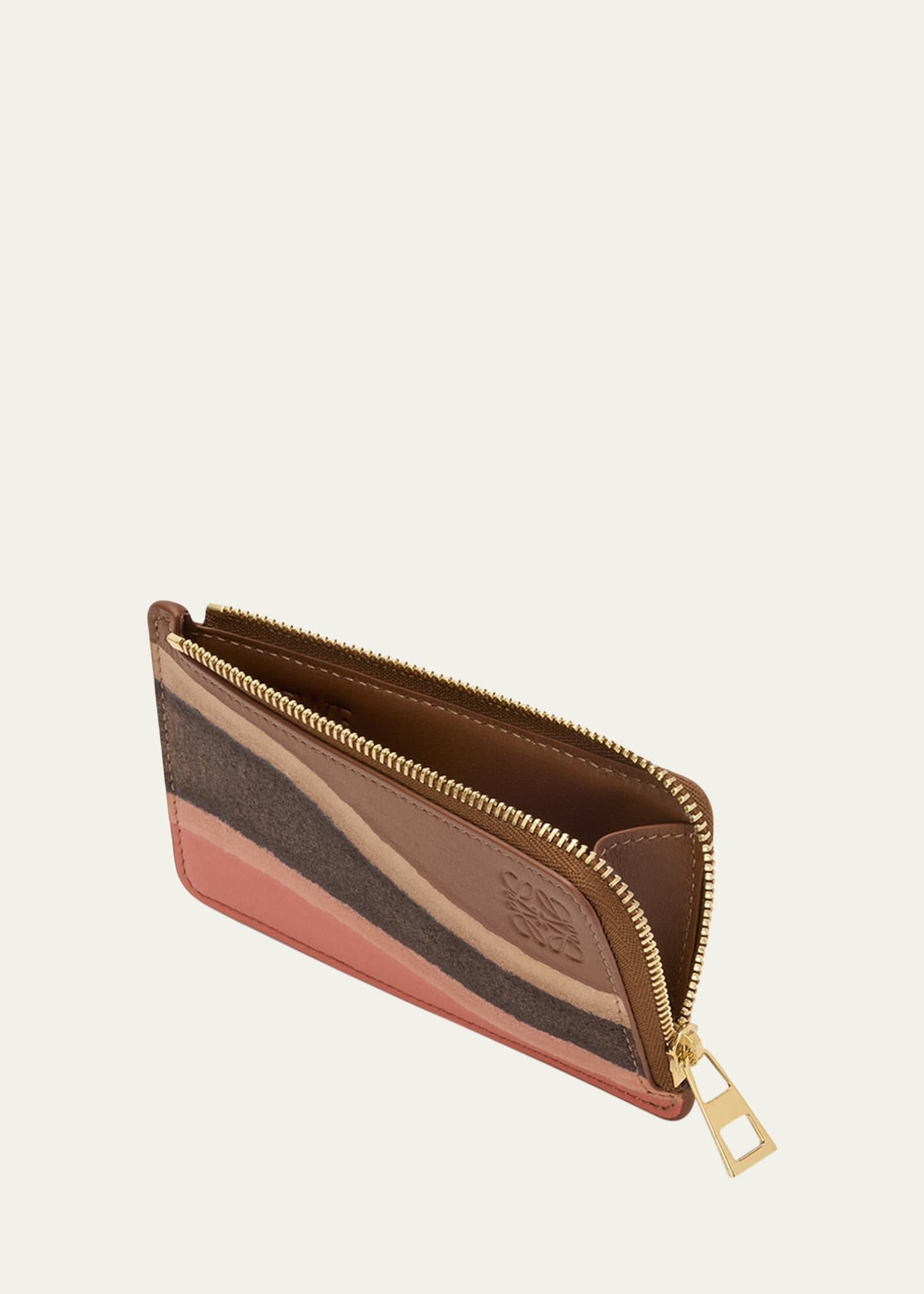 Landscape Card Holder in Calfskin Leather - 3