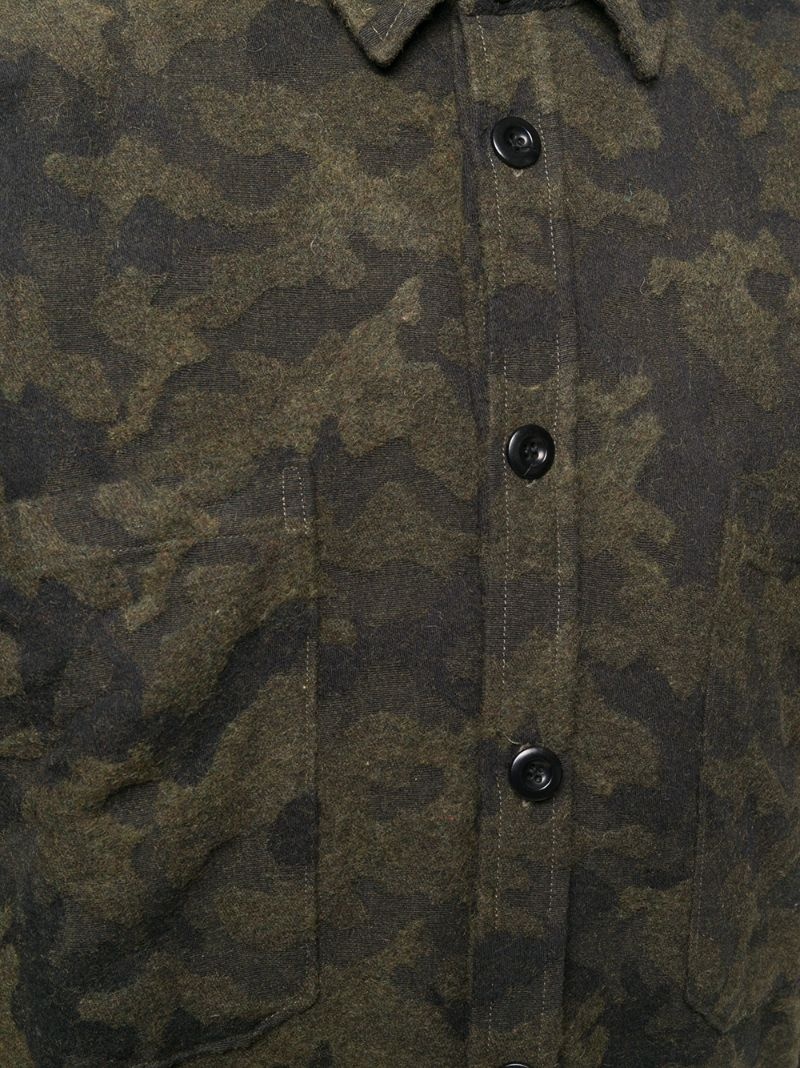 camouflage print shirt - 5