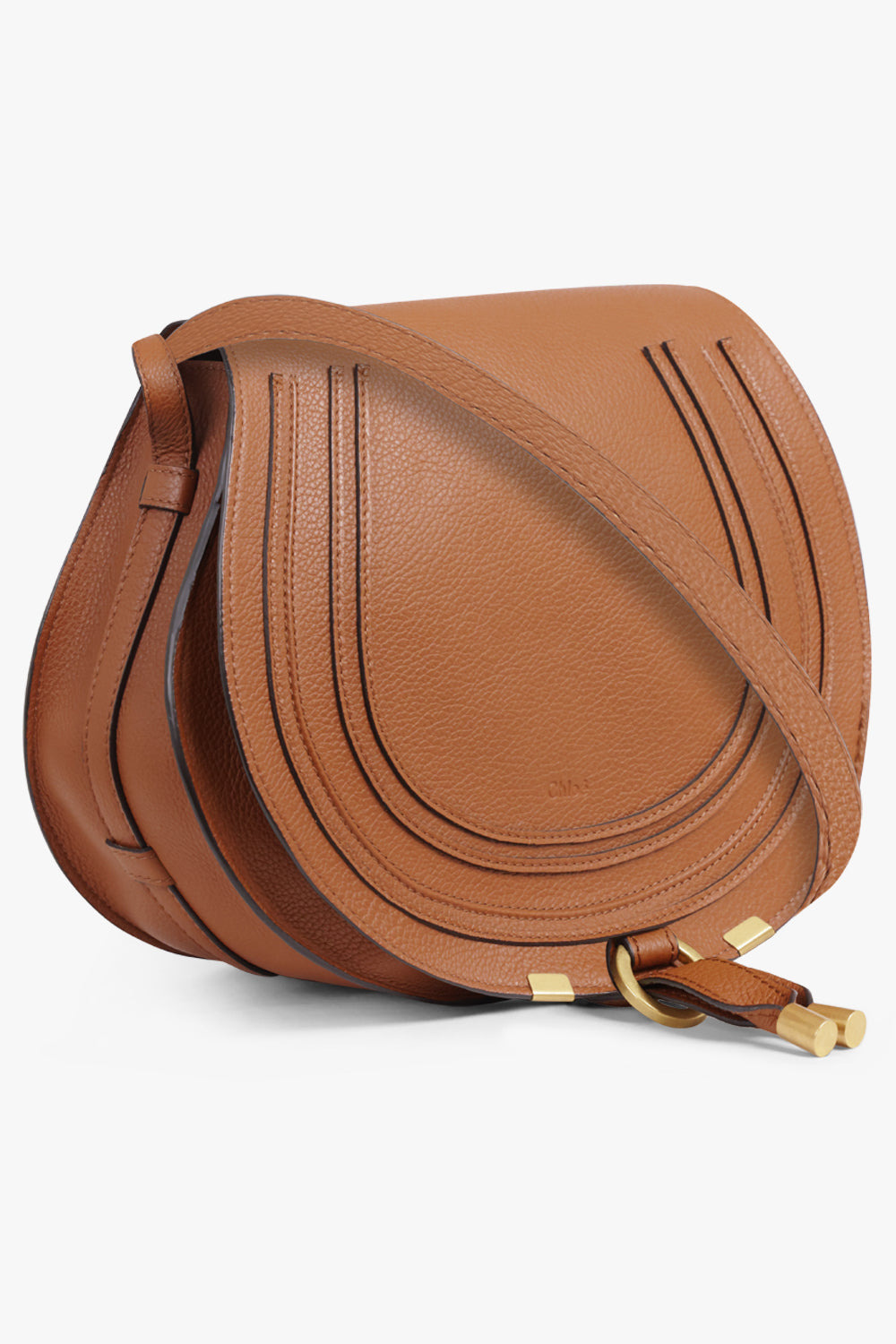 MARCIE MEDIUM BAG | TAN WITH TAN STITCHING - 3