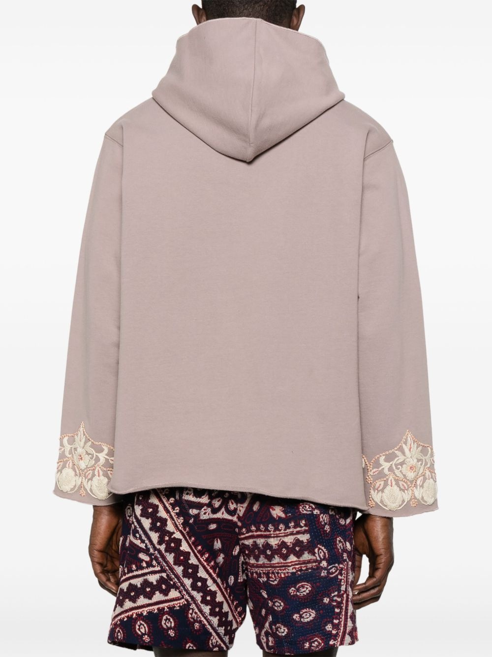 embroidered hoodie - 4