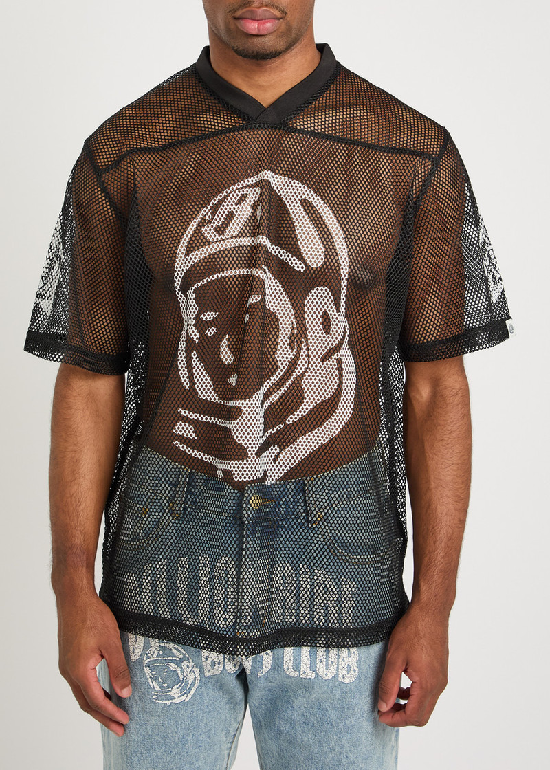BILLIONAIRE BOYS CLUB Billionaire Boys Club Logo-print Mesh Football T-shirt outlook