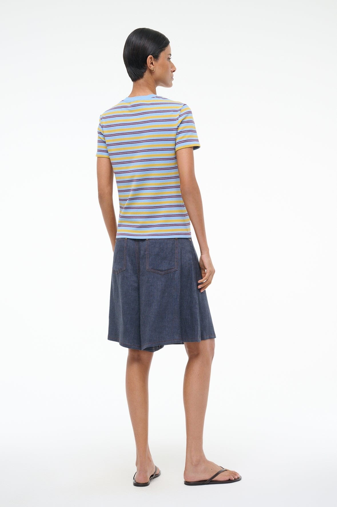 STAUD KNIGHT SHORT CHAMBRAY - 4