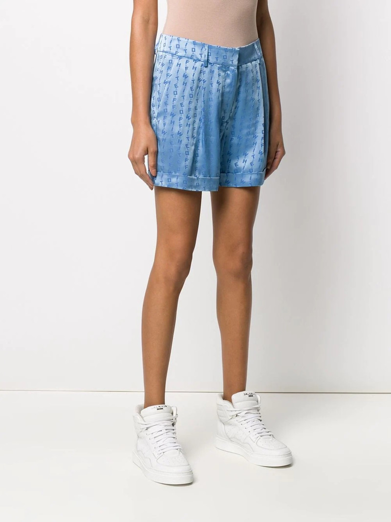 jacquard logo shorts 3