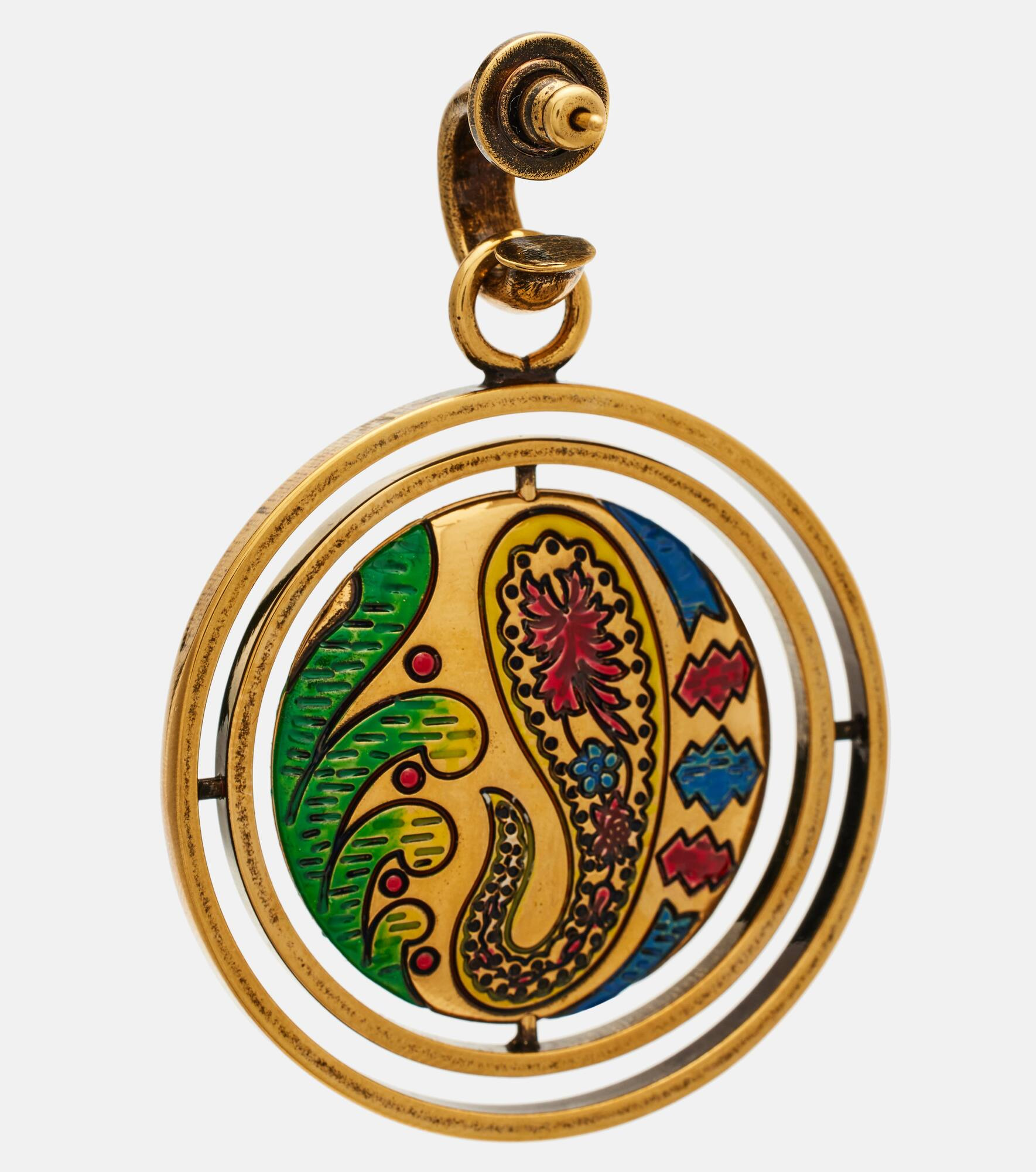 Paisley drop earrings - 5