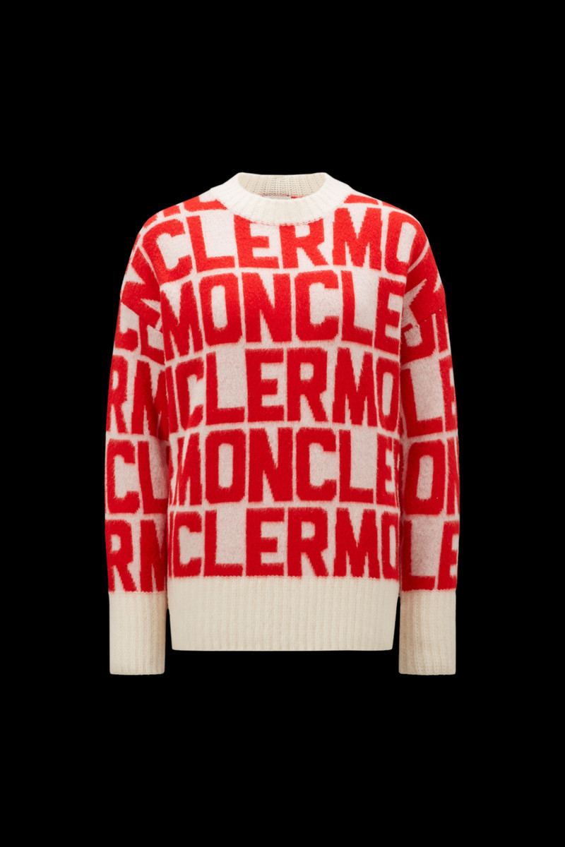 Logo Wool Jacquard Sweater 1