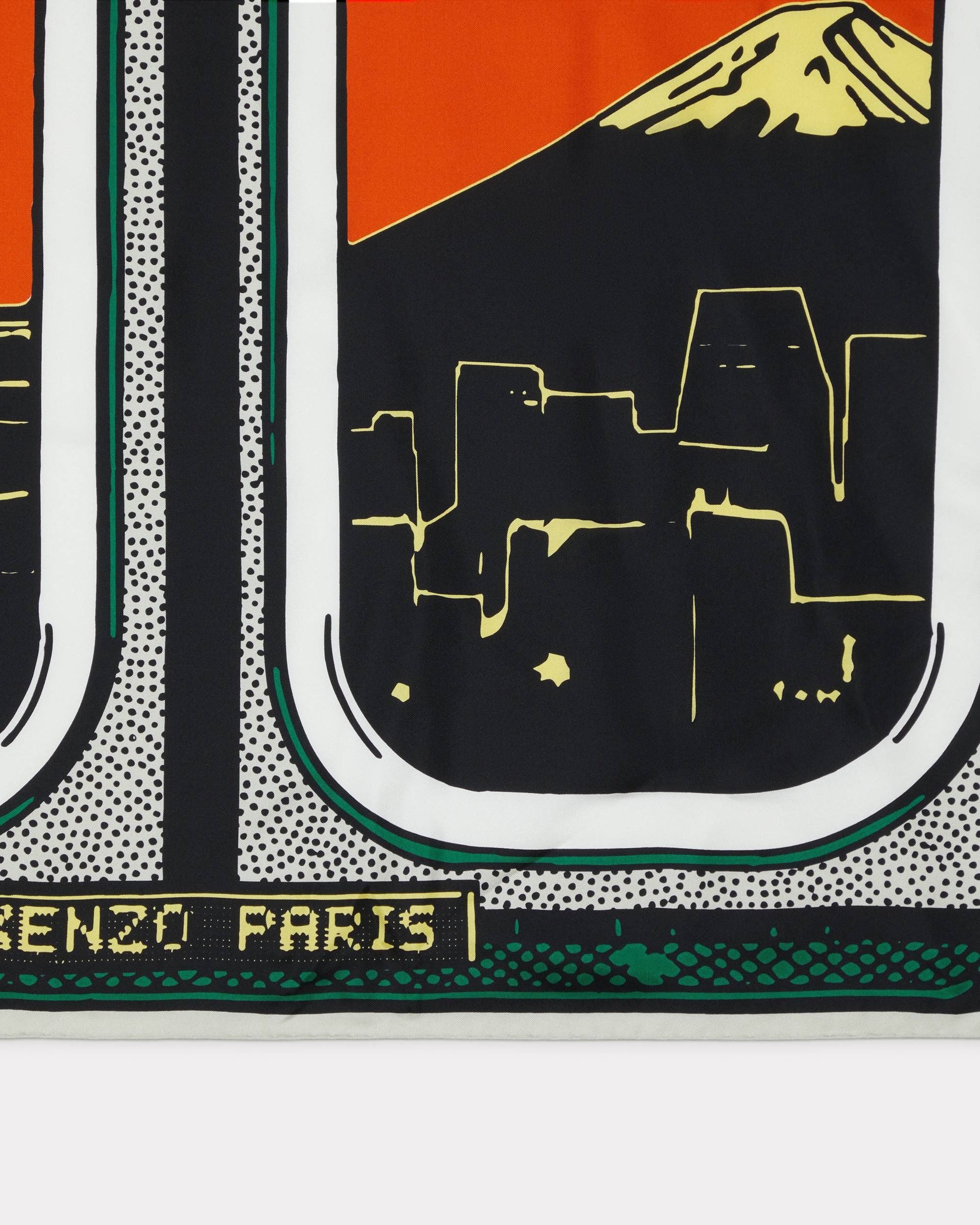 'KENZO City' square in silk - 2