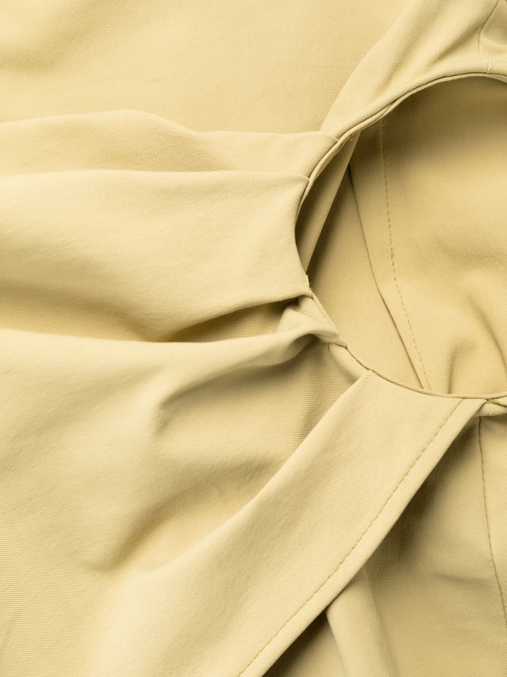 gathered-detail shirt dress - 7