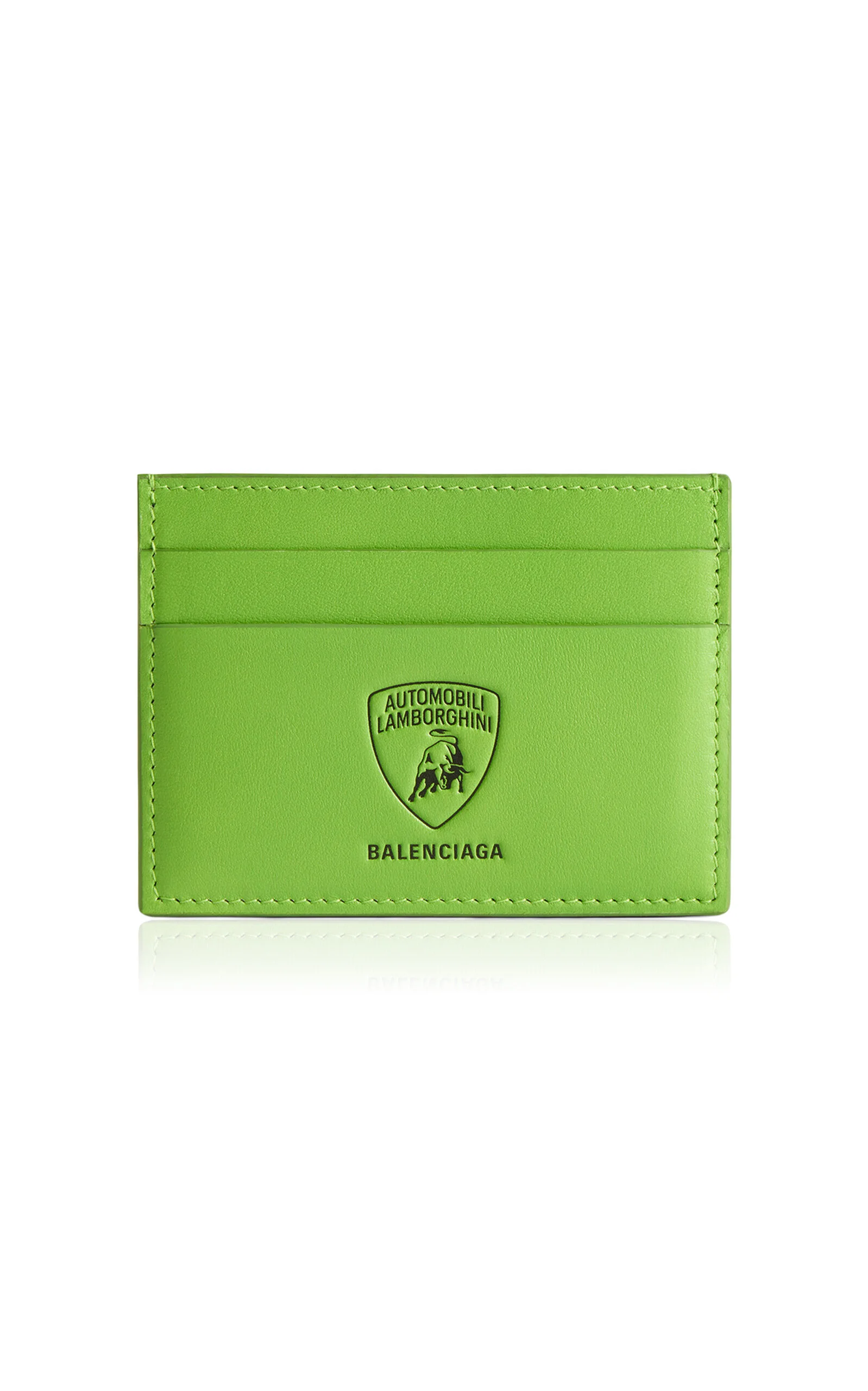 x Lamborghini Leather Card Holder green - 1