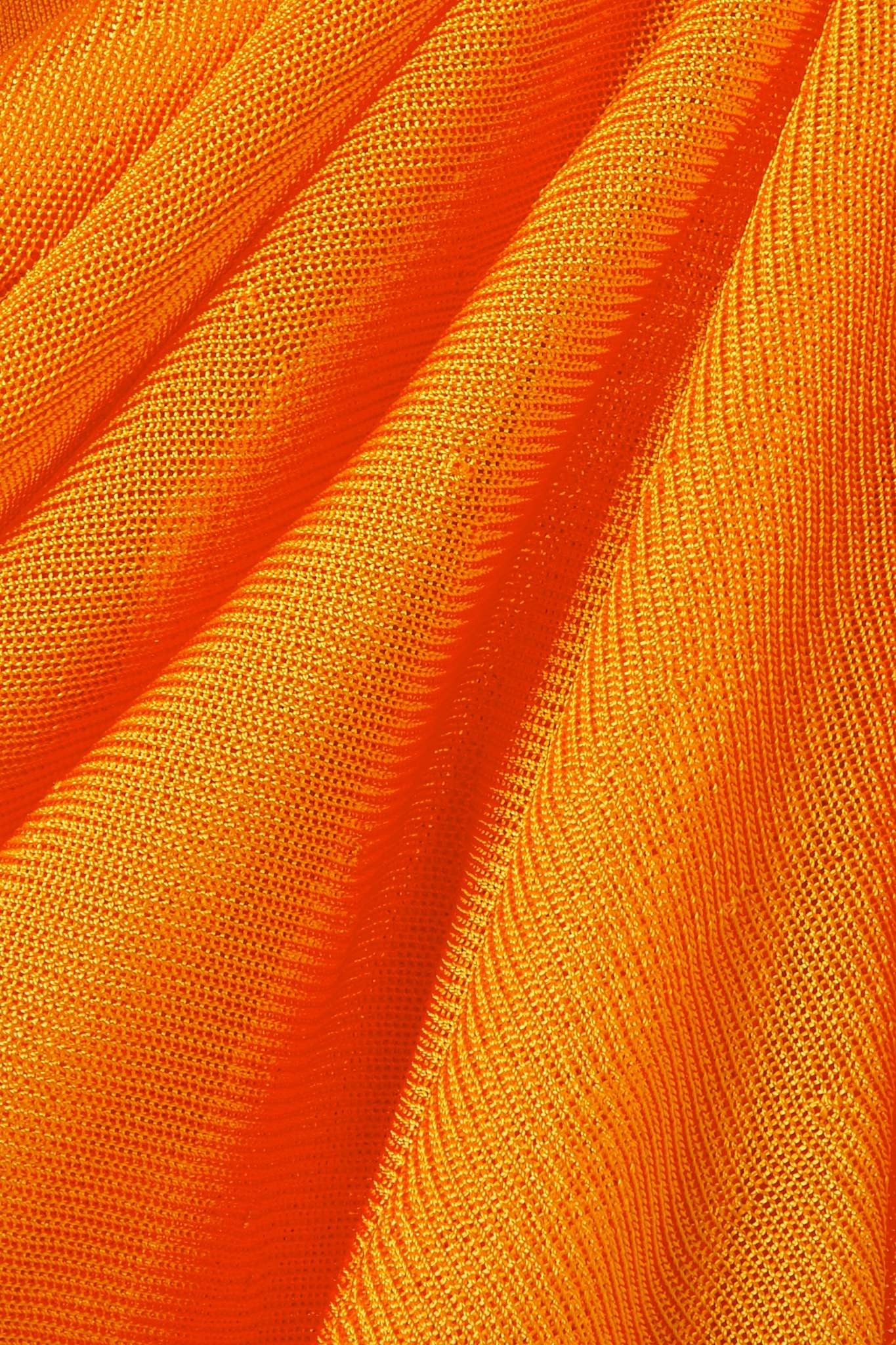 Jersey and stretch-knit turtleneck mini dress - 4