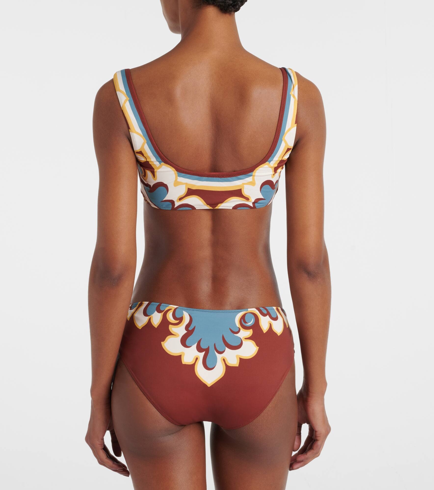 Sunset printed bikini bottoms - 3