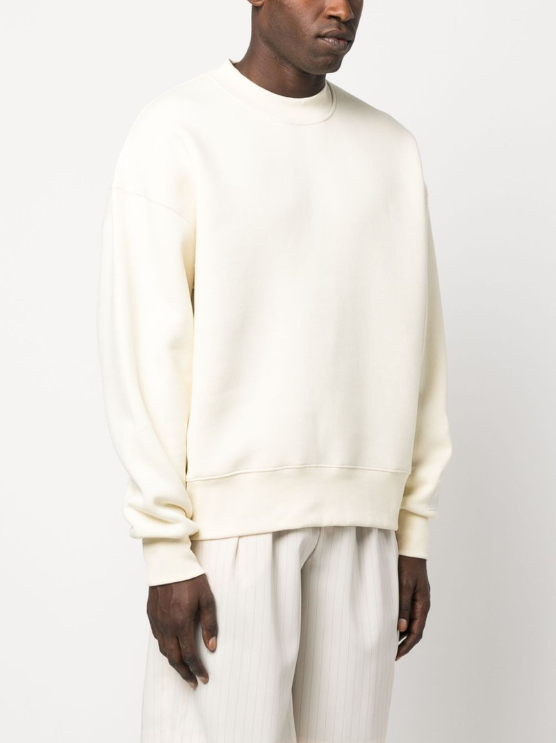 logo-embroidered patch sweatshirt 4