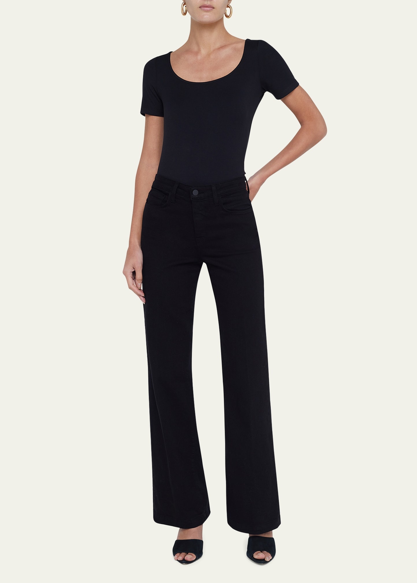 Scottie High-Rise Wide-Leg Jeans - 2