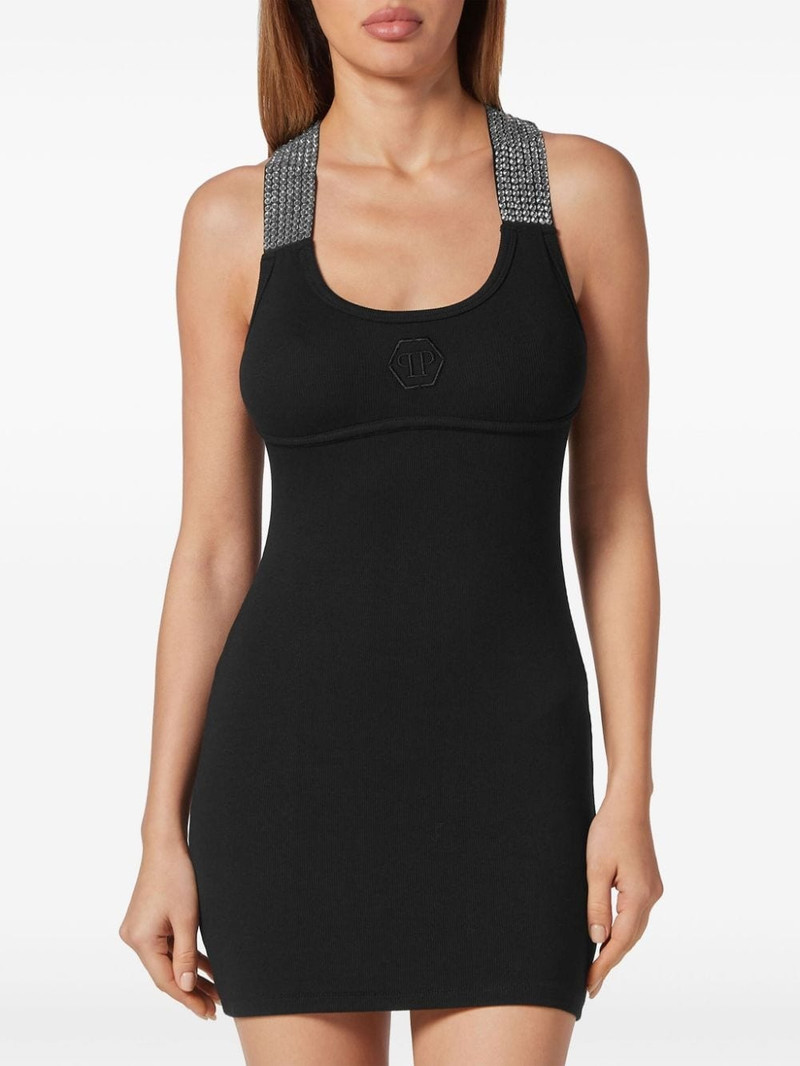 crystal-embellished tank minidress 3