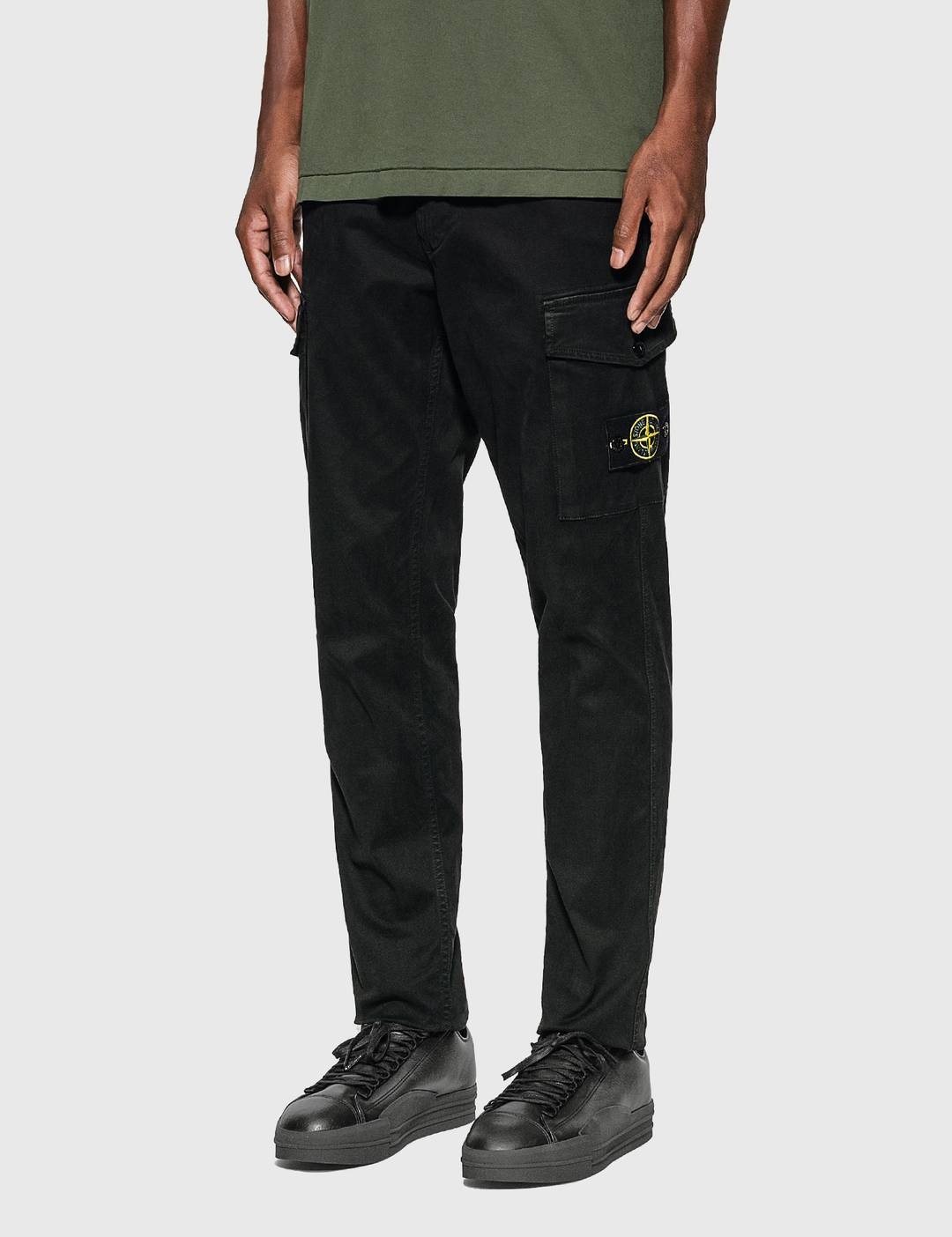 Skinny Cotton Cargo Pants - 2