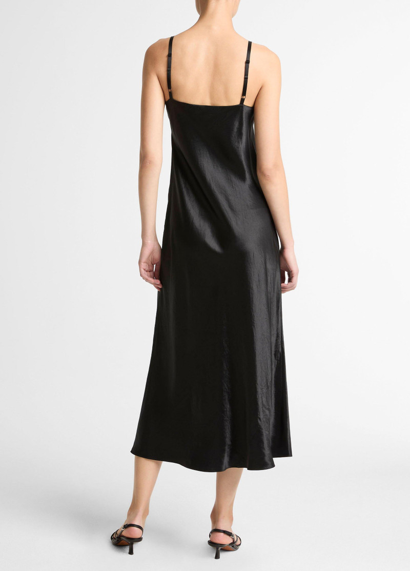 Vince Satin V-Neck Slip Dress outlook