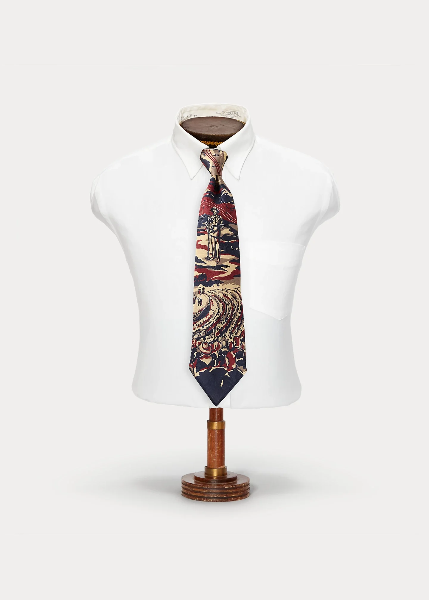 Handmade Music-Print Silk Tie - 1