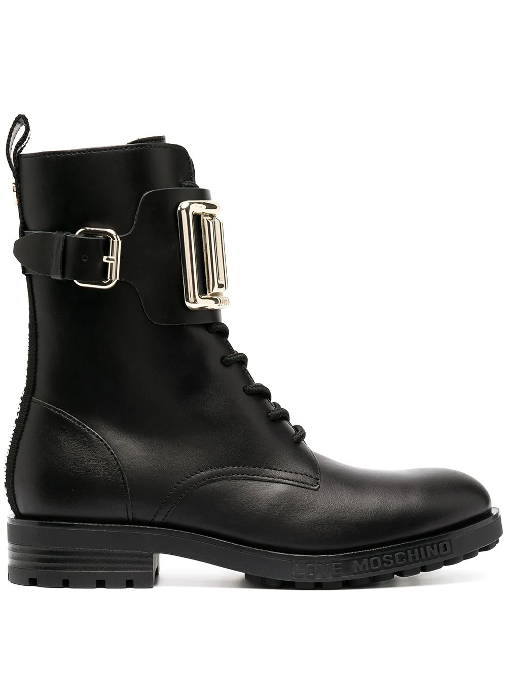 logo plaque cargo boots - 1