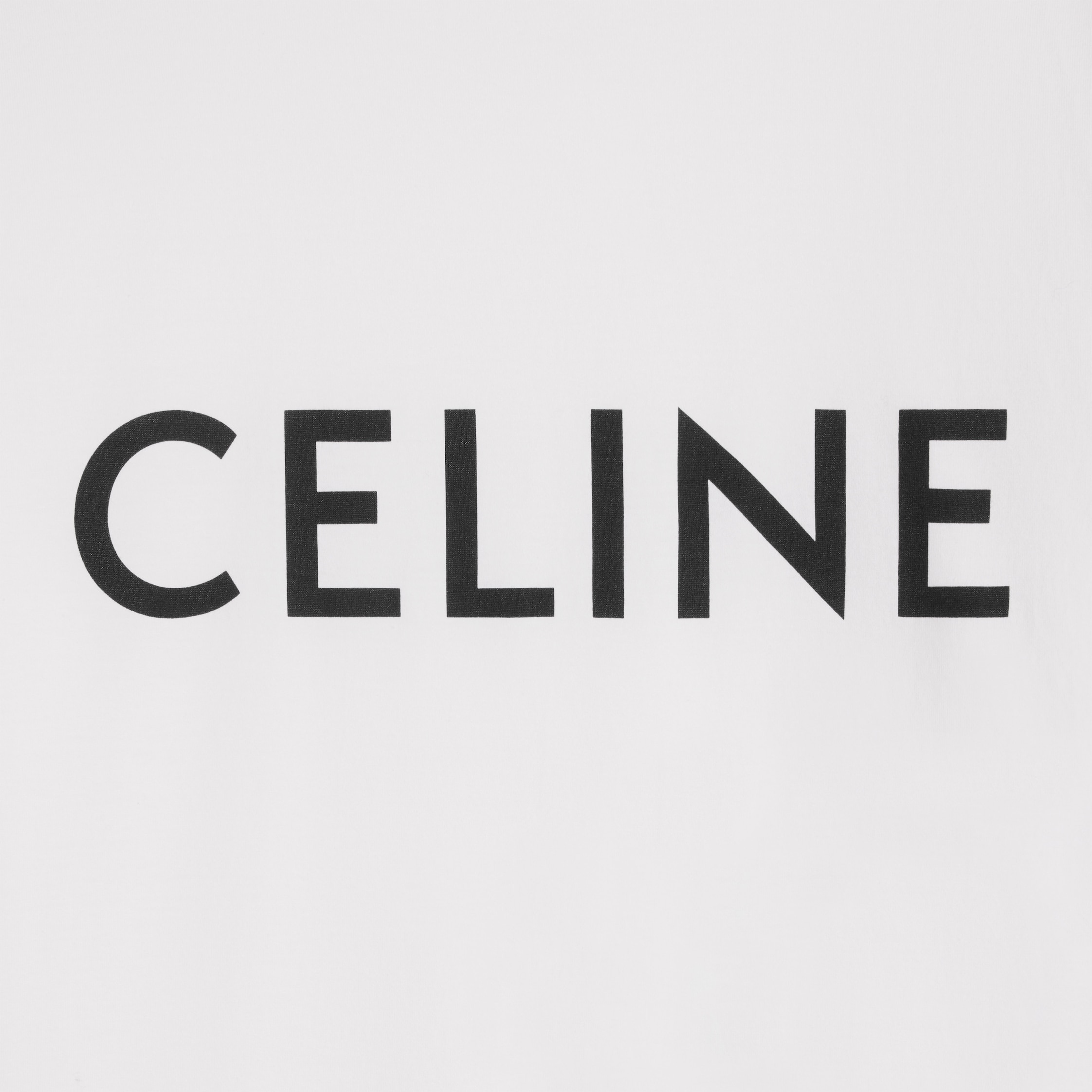 CELINE LOOSE T-SHIRT IN COTTON JERSEY - 4