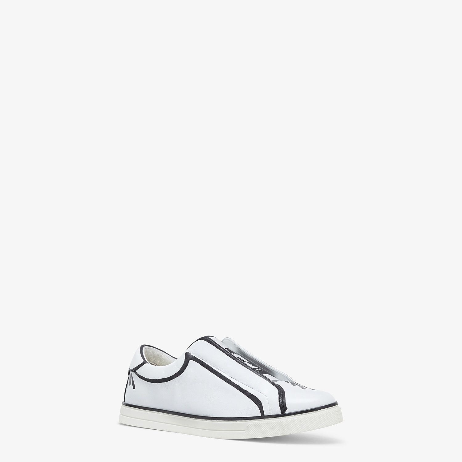 Fendi Roma Joshua Vides nappa leather slip-ons - 2