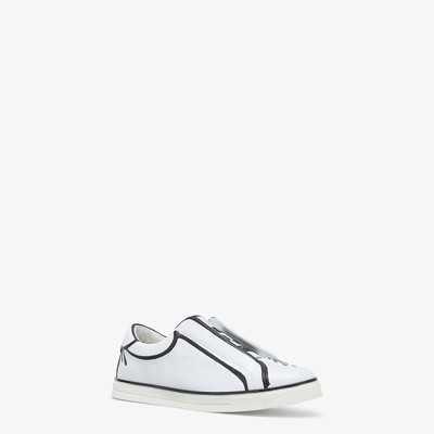 FENDI Fendi Roma Joshua Vides nappa leather slip-ons outlook