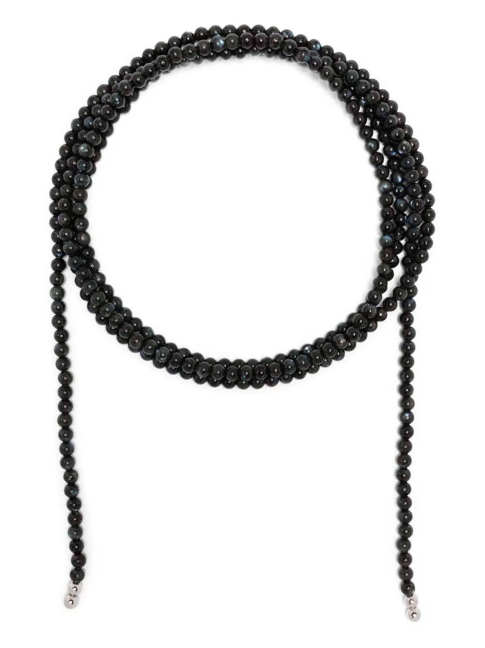 larvikite bead necklace - 1