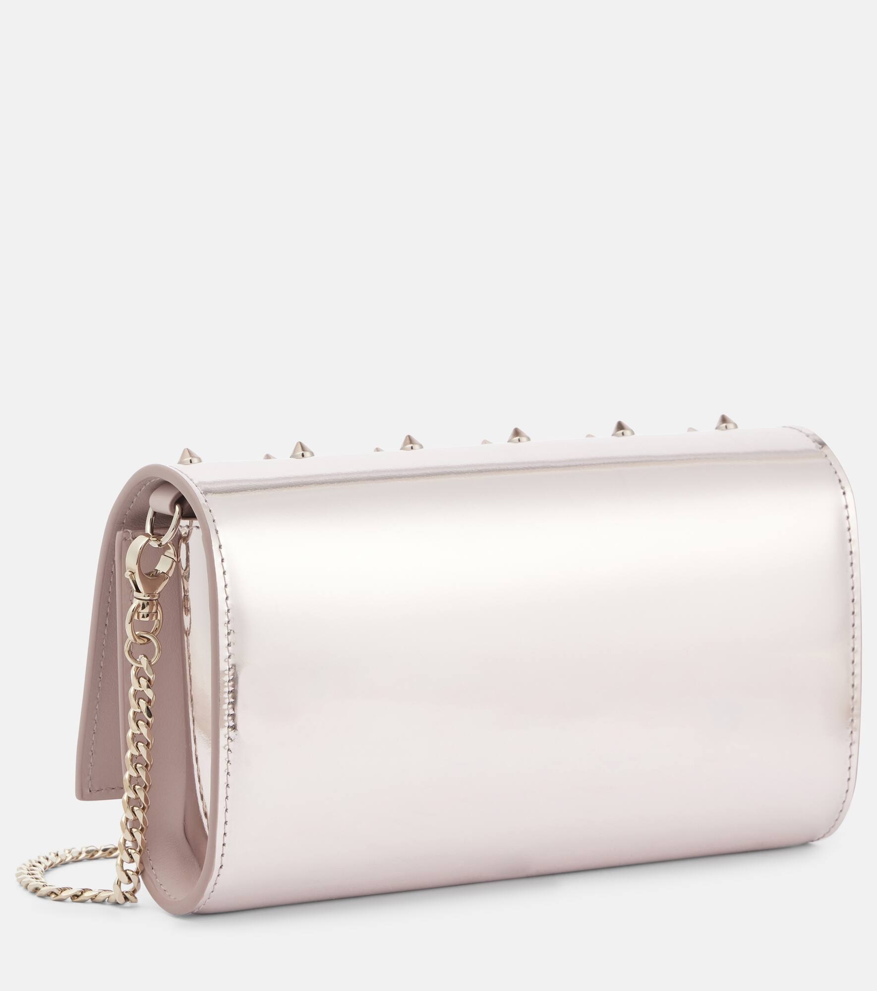 Paloma embellished leather clutch - 4