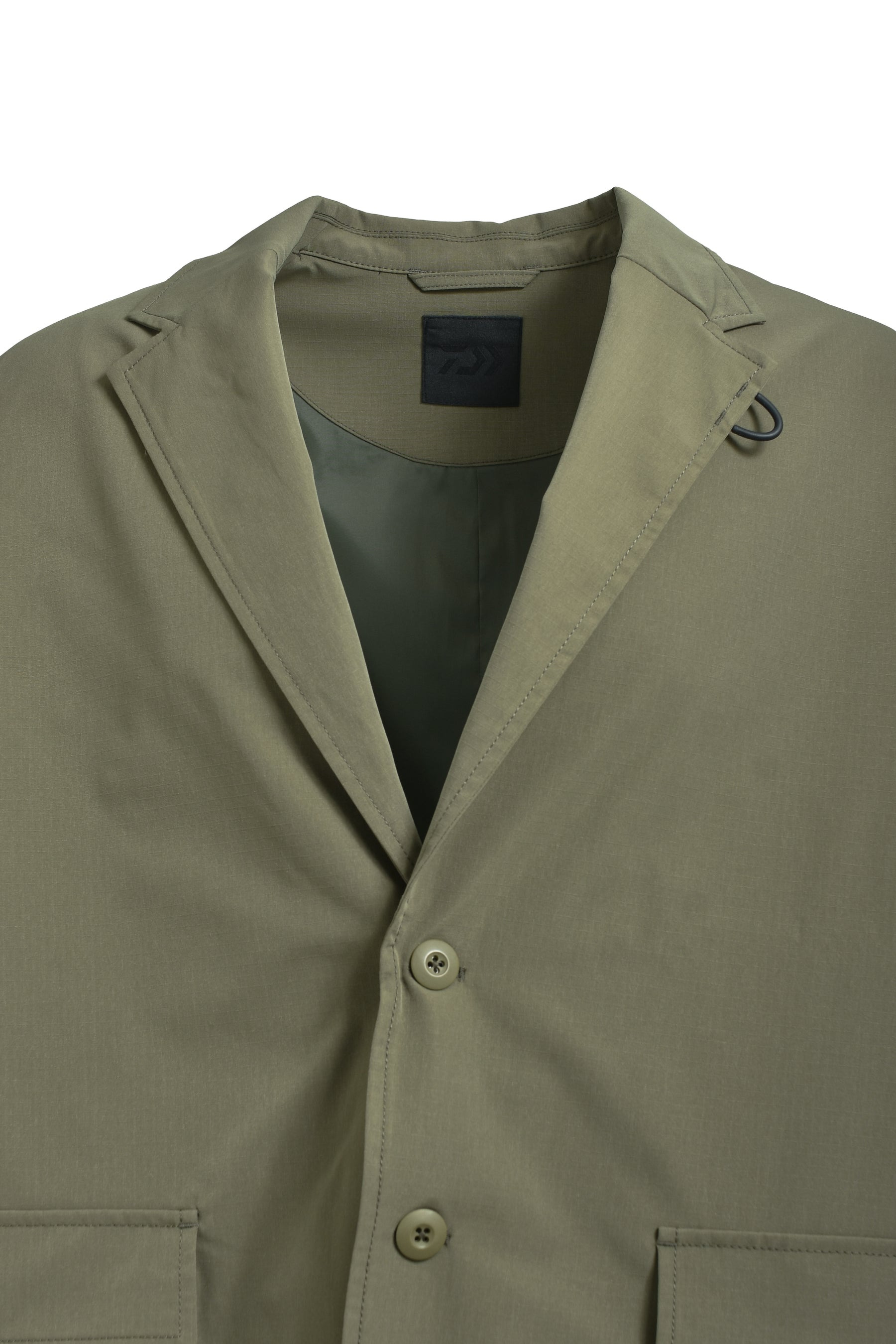 TECH LOOSE 2B JACKET RIPSTOP / OLV - 8