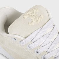 CELINE CELINE HUNTINGTON LOW LACE-UP SNEAKER in SUEDE