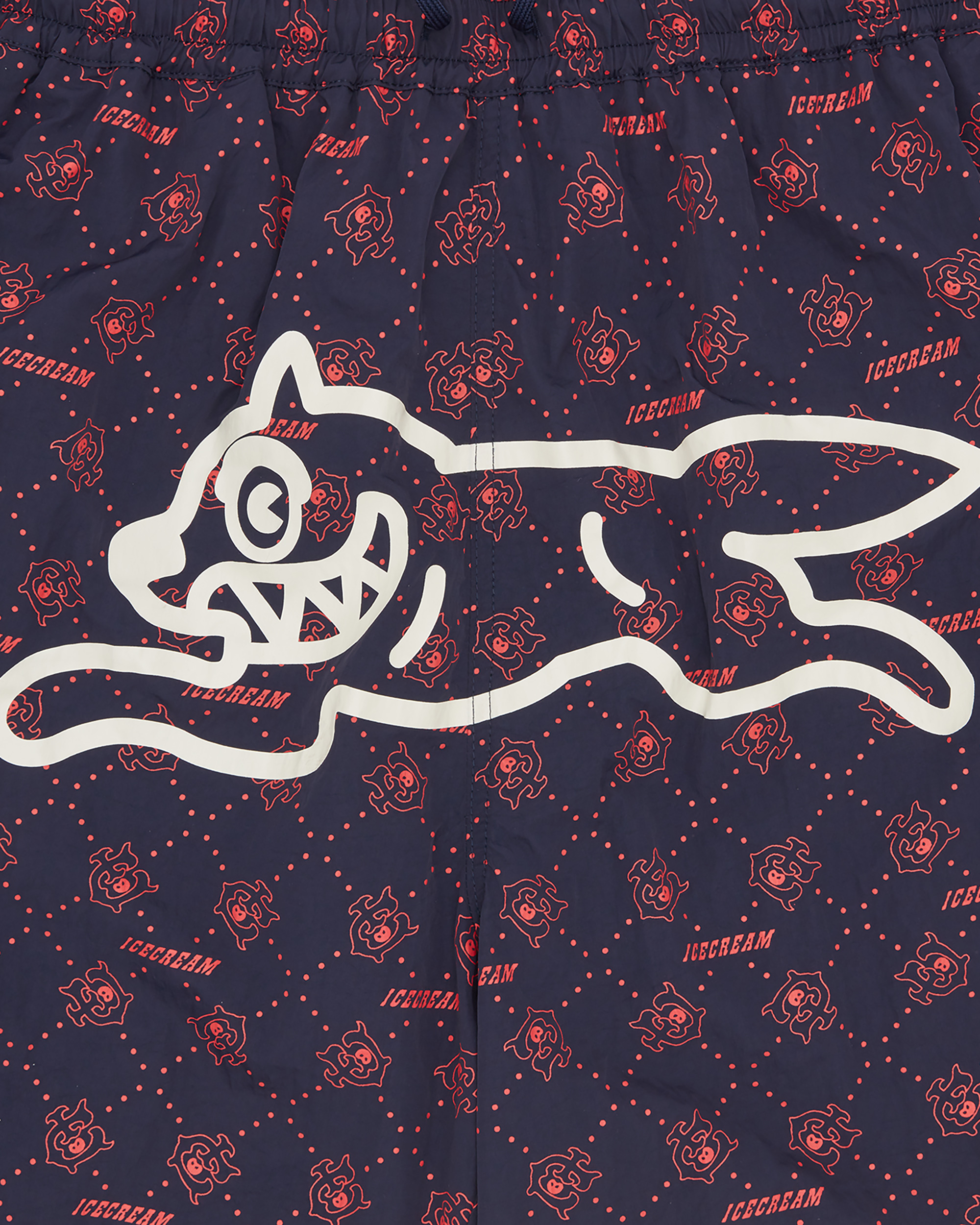 MONOGRAM RUNNING DOG SWIM SHORTS - 4