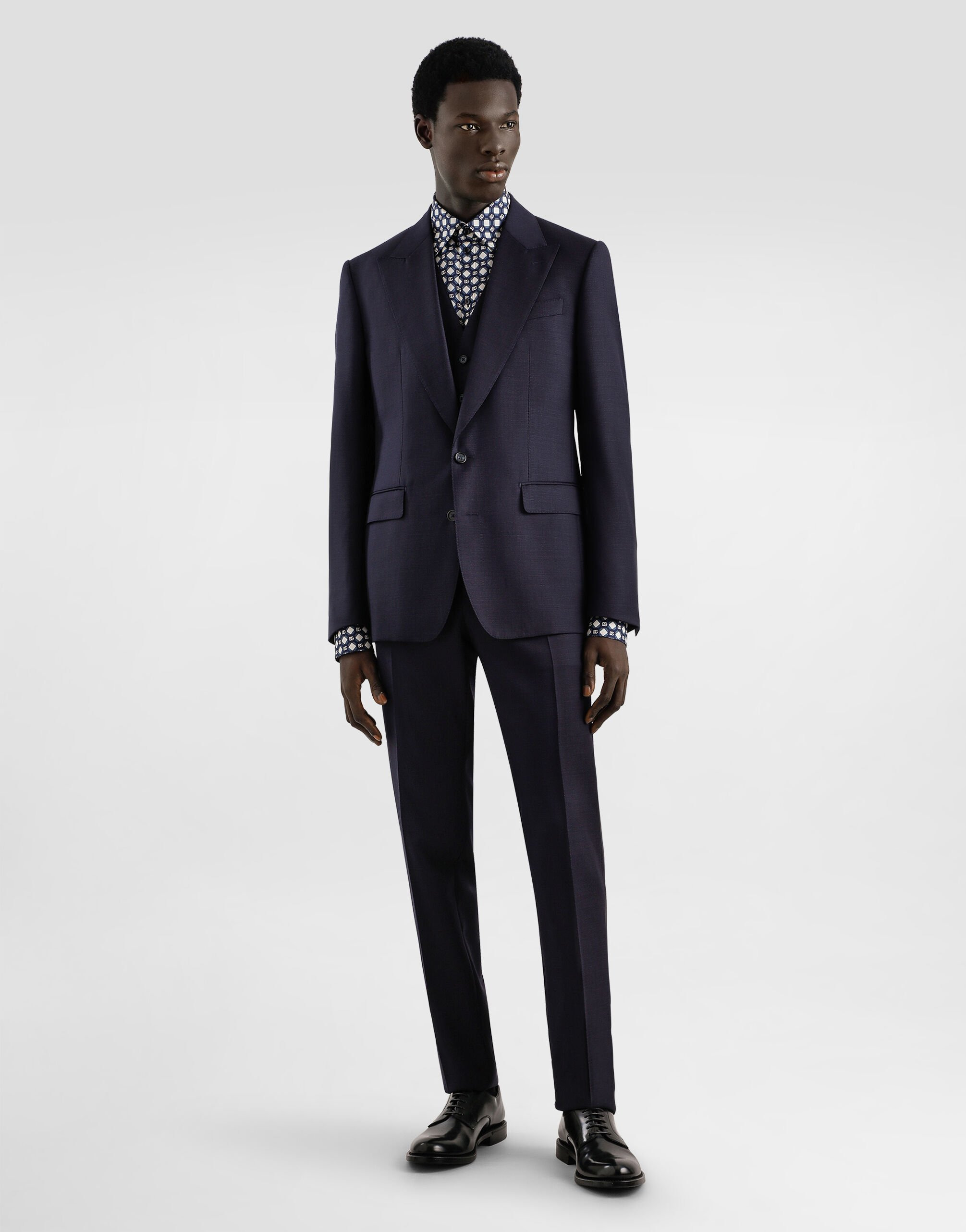 Printed silk twill martini shirt - 4