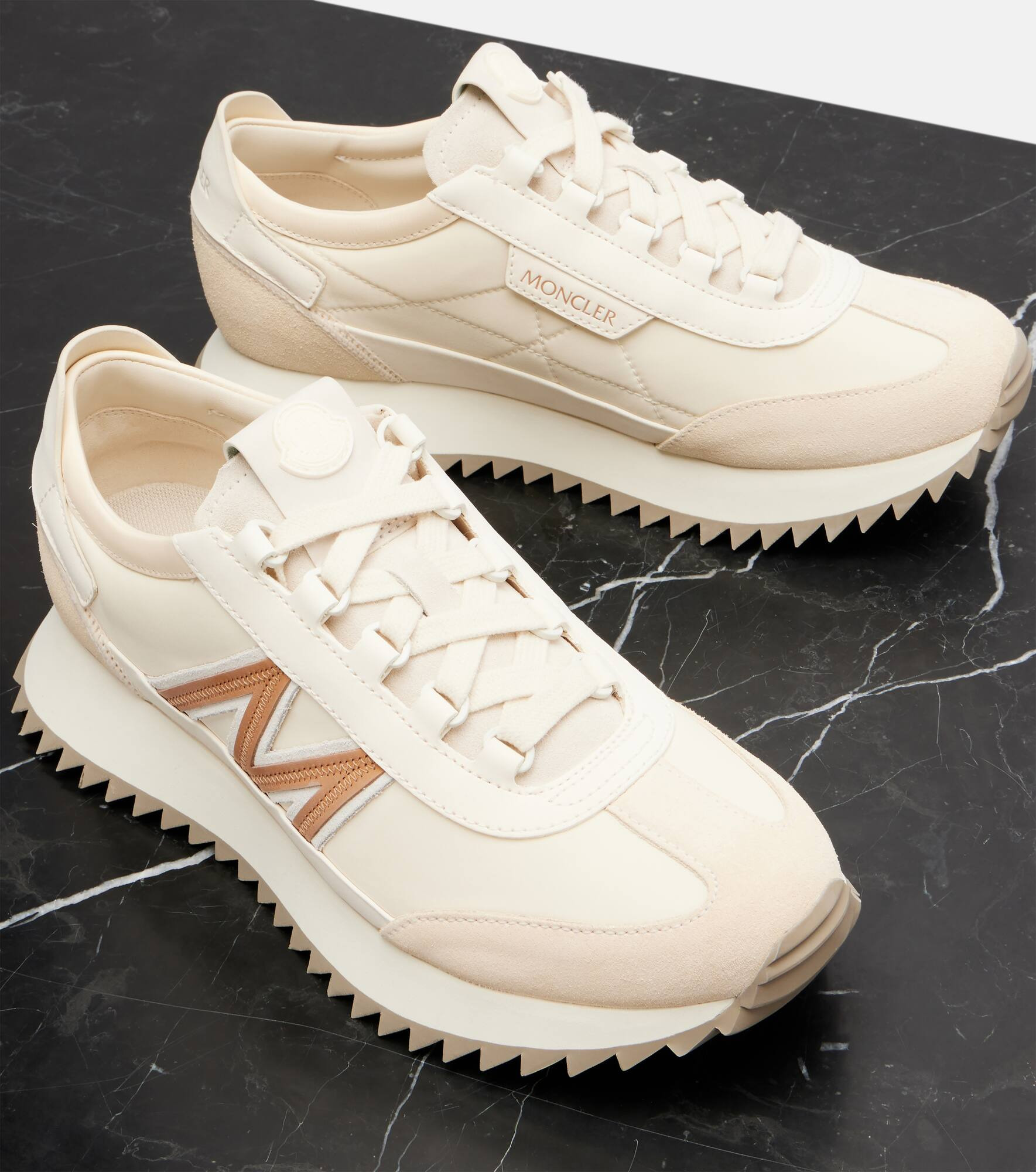 Pacey2 suede-trimmed sneakers - 5