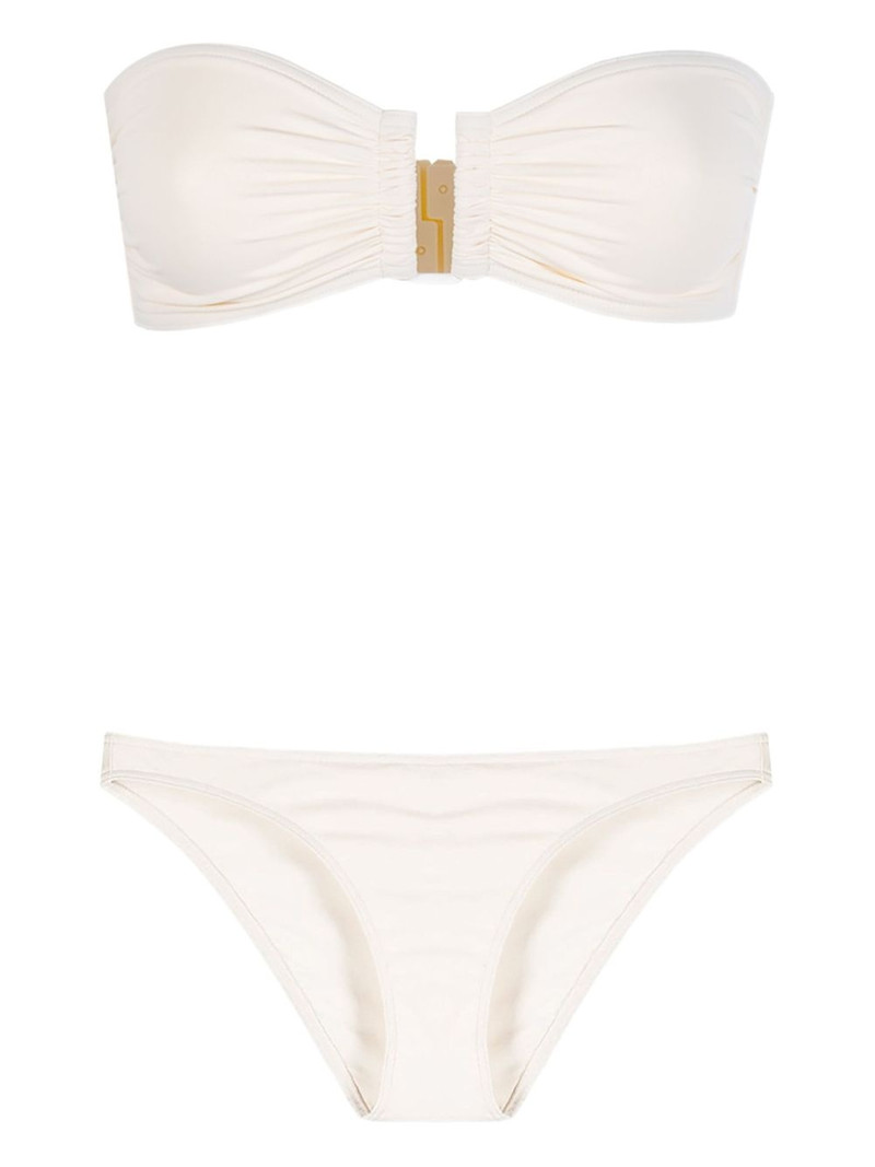 strapless 정상 비키니 세트 - 1