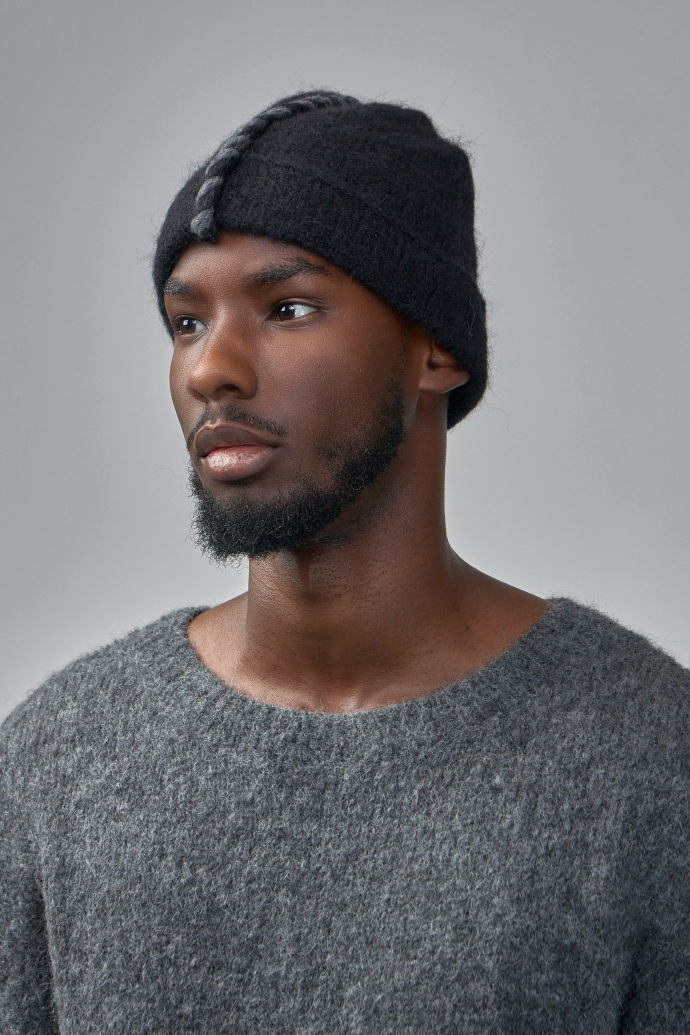 Small Knitted Beanie Hat - 2