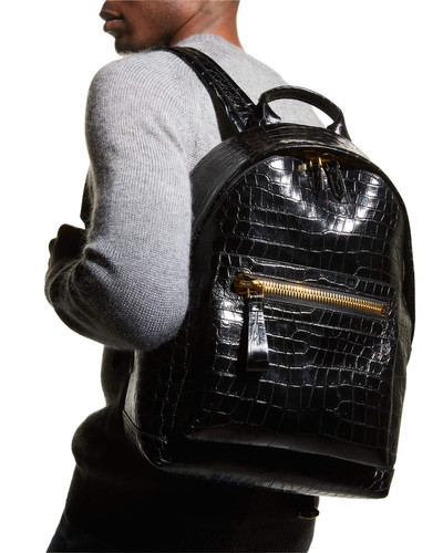 TOM FORD Men's Buckley Alligator Backpack outlook