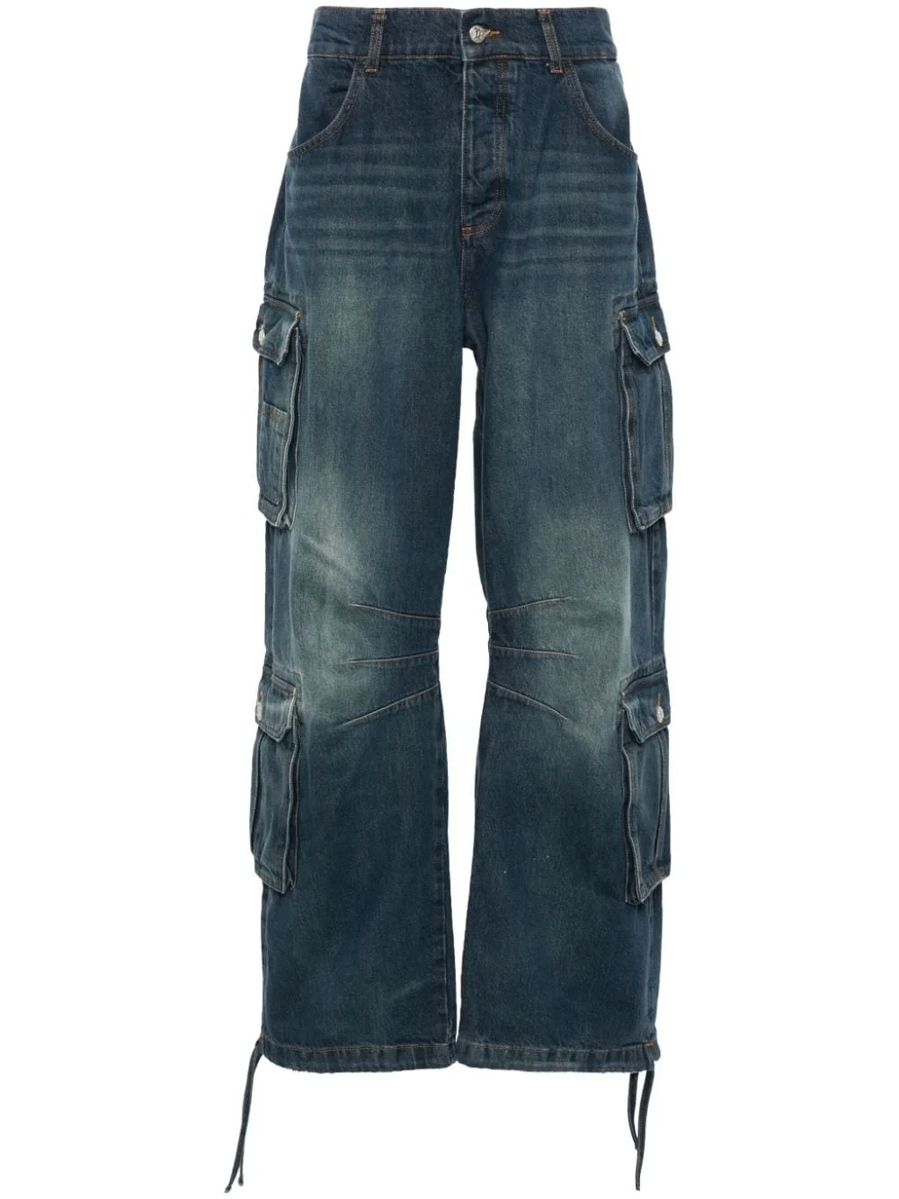 Dirt Bath wide-leg cargo jeans - 1