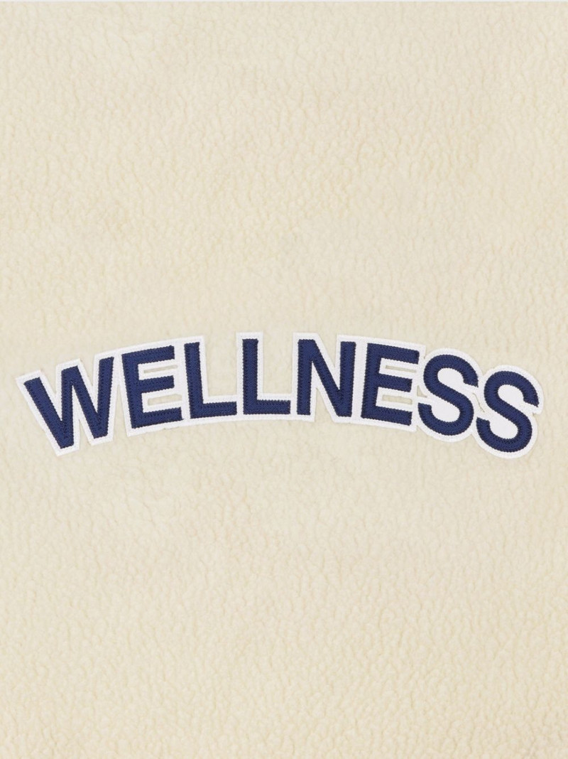 Sporty & Rich logo-patch fleece jumper outlook