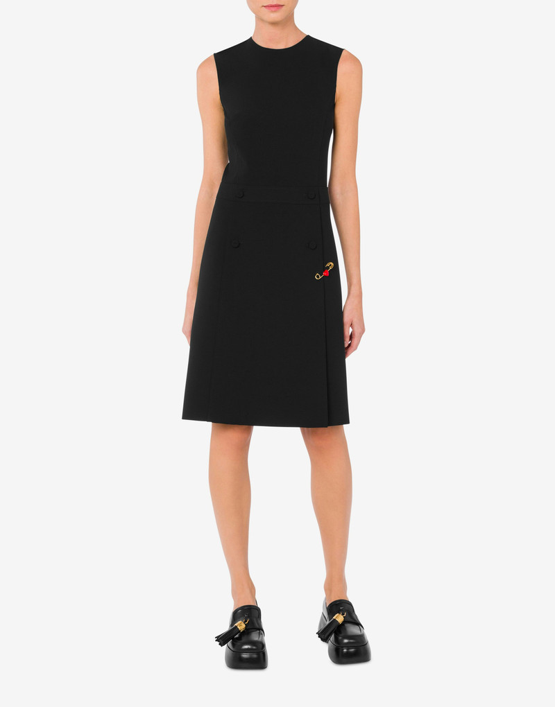 Moschino HEART SAFETY PIN DRESS outlook
