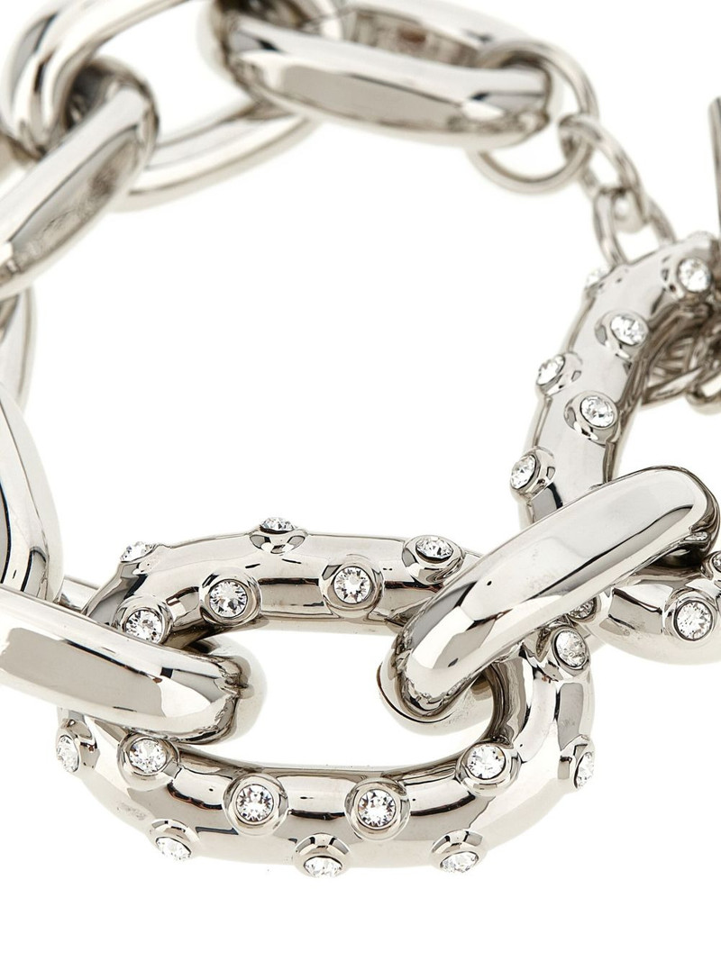 XL Link crystal-embellished chain bracelet 3