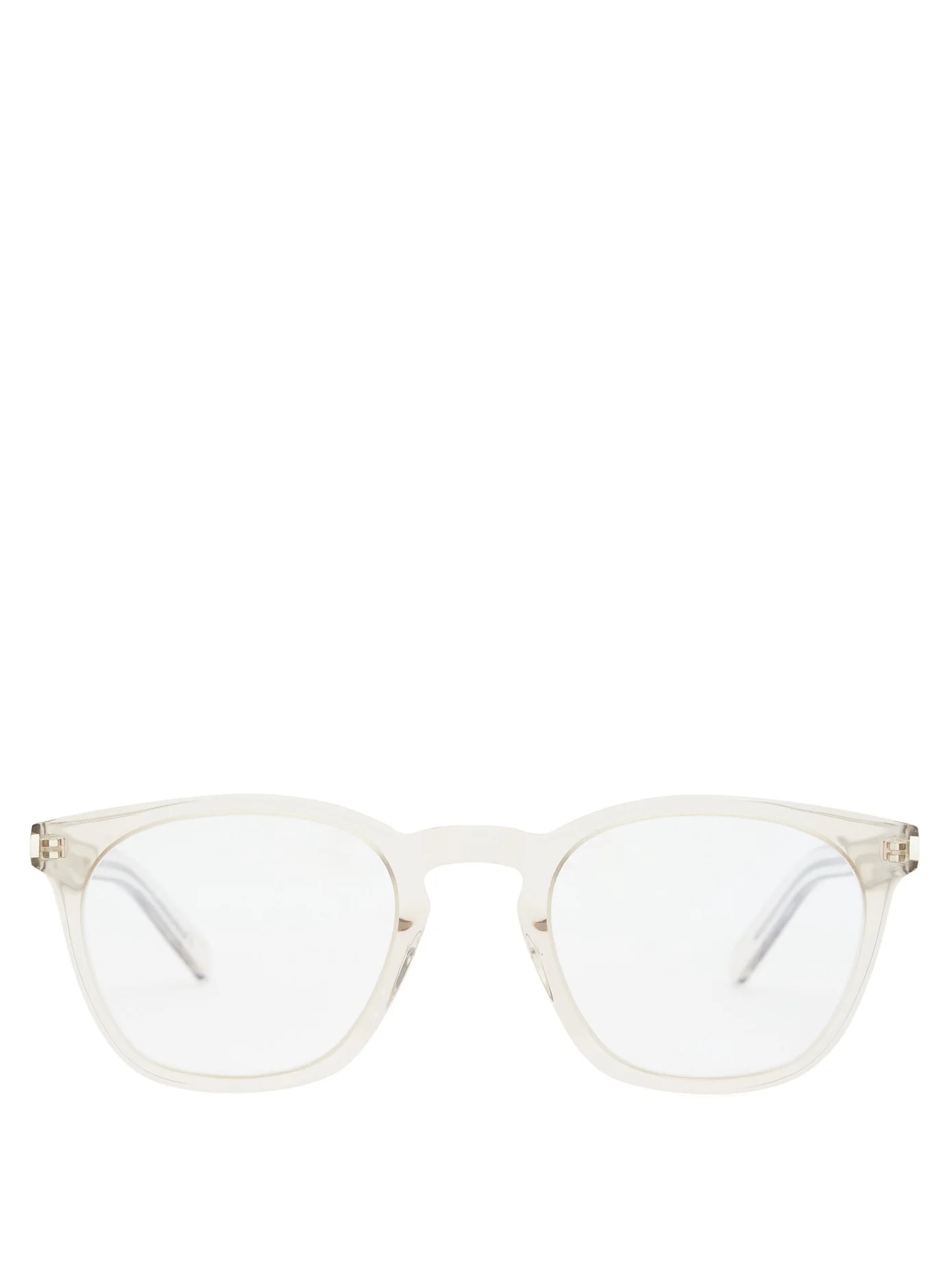 Rounded-square acetate glasses - 1