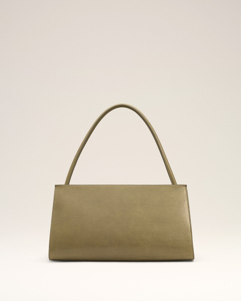 GREEN SMOOTH LEATHER MIMI BAG 4