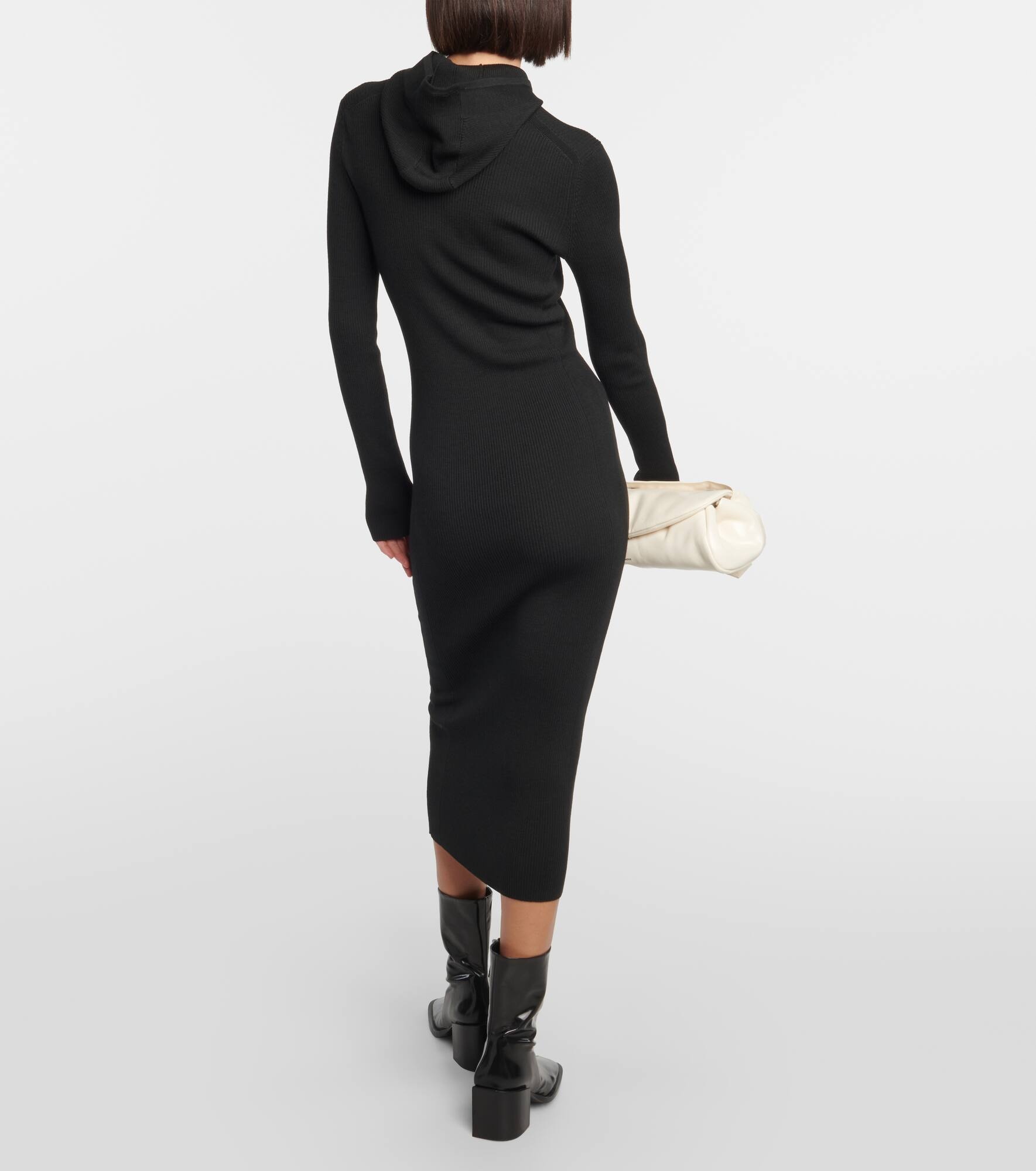 Wool-blend midi dress - 3