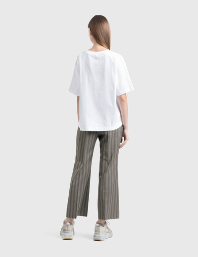 Acne Studios Flared Pinstripe Trousers outlook