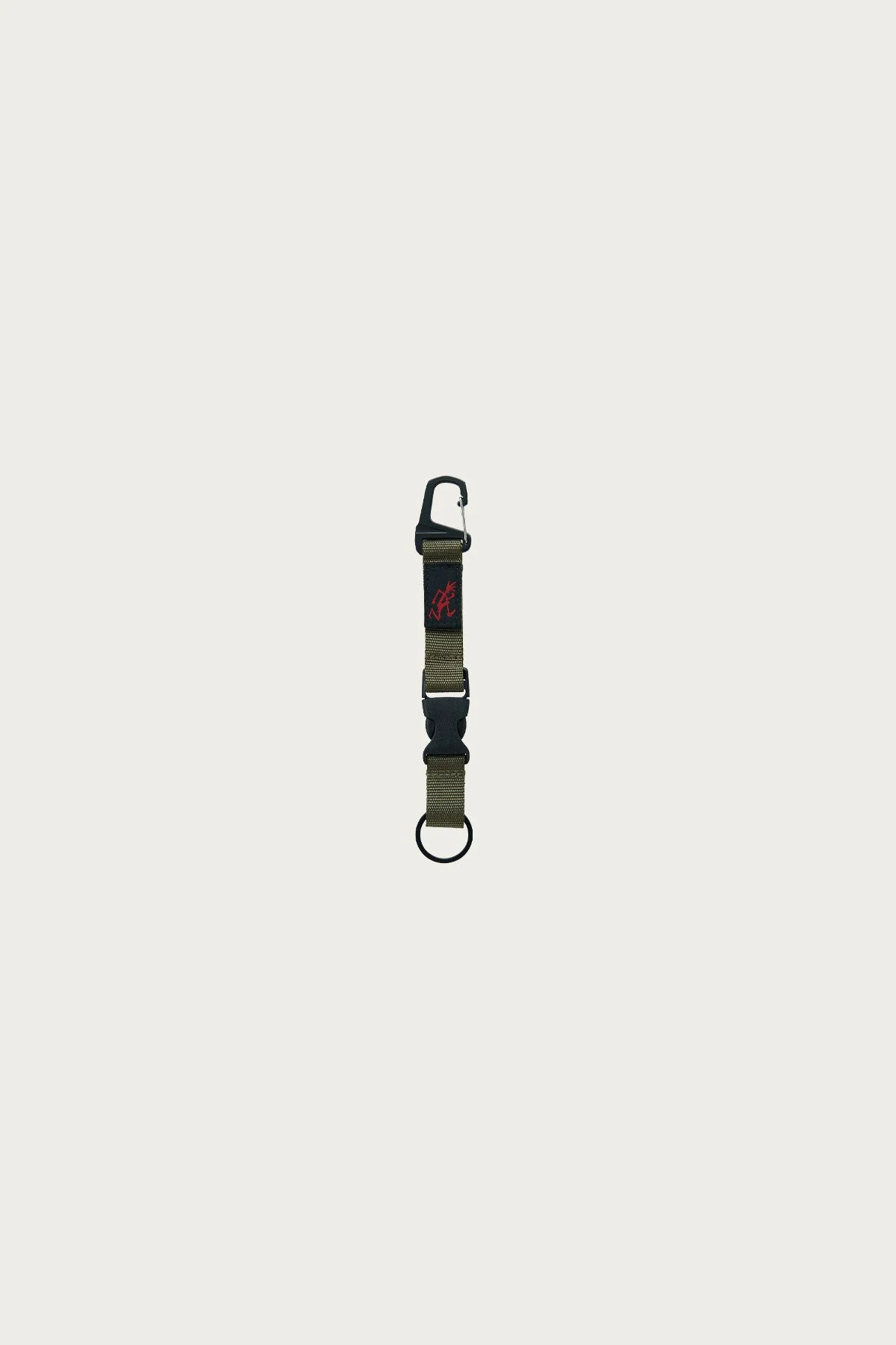 Webbing Key Holder - Dark Olive - 1
