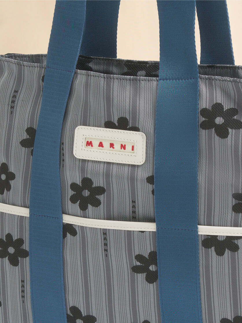 GREY COTTON TOTE BAG - 5