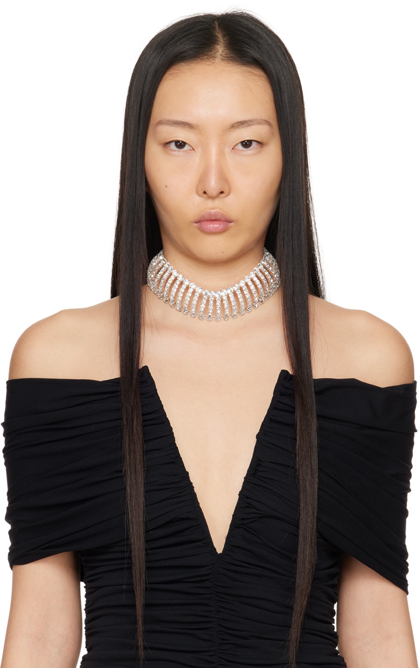 Silver Domed Choker - 4