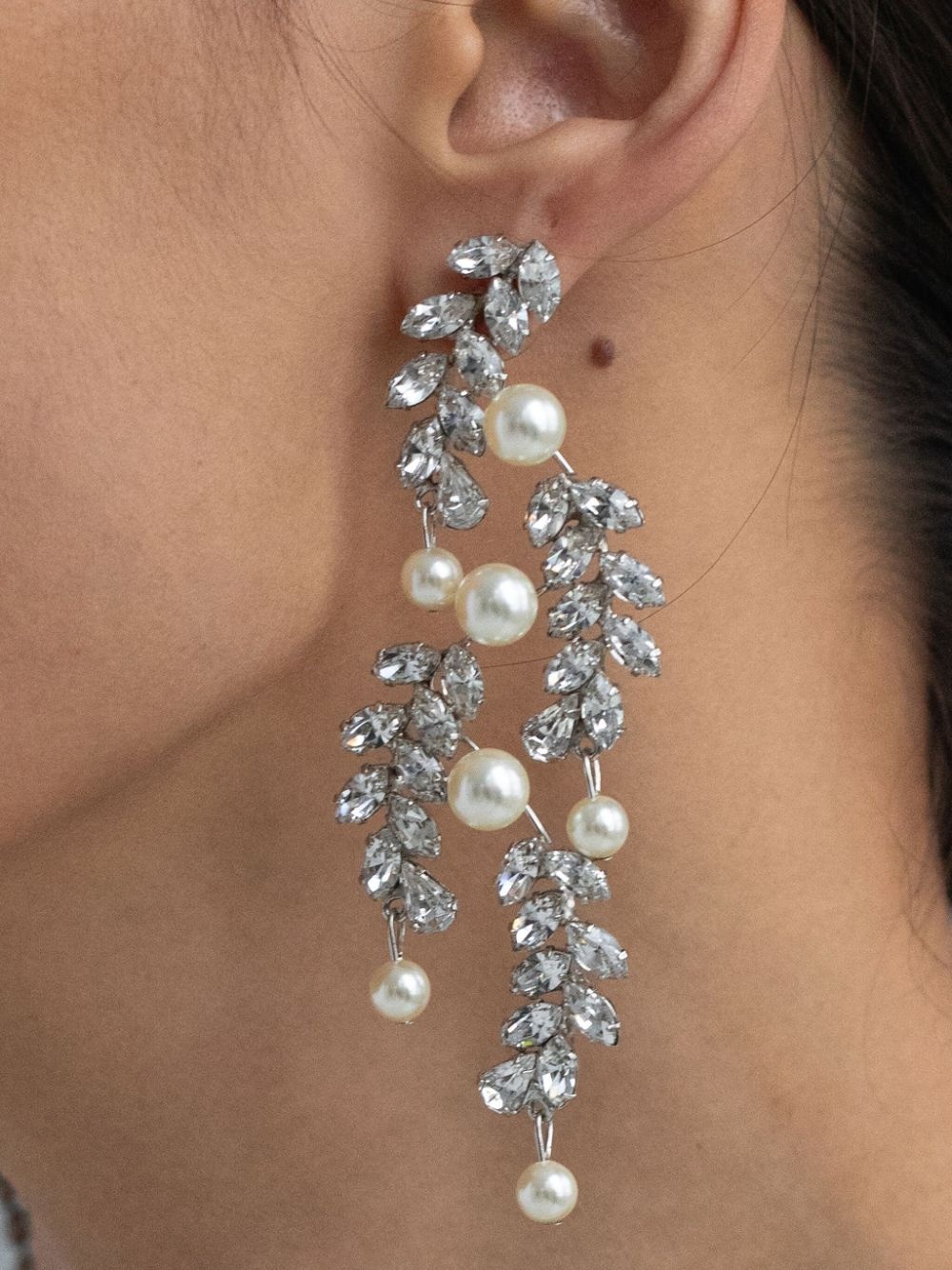 Wisteria crystal earrings - 3