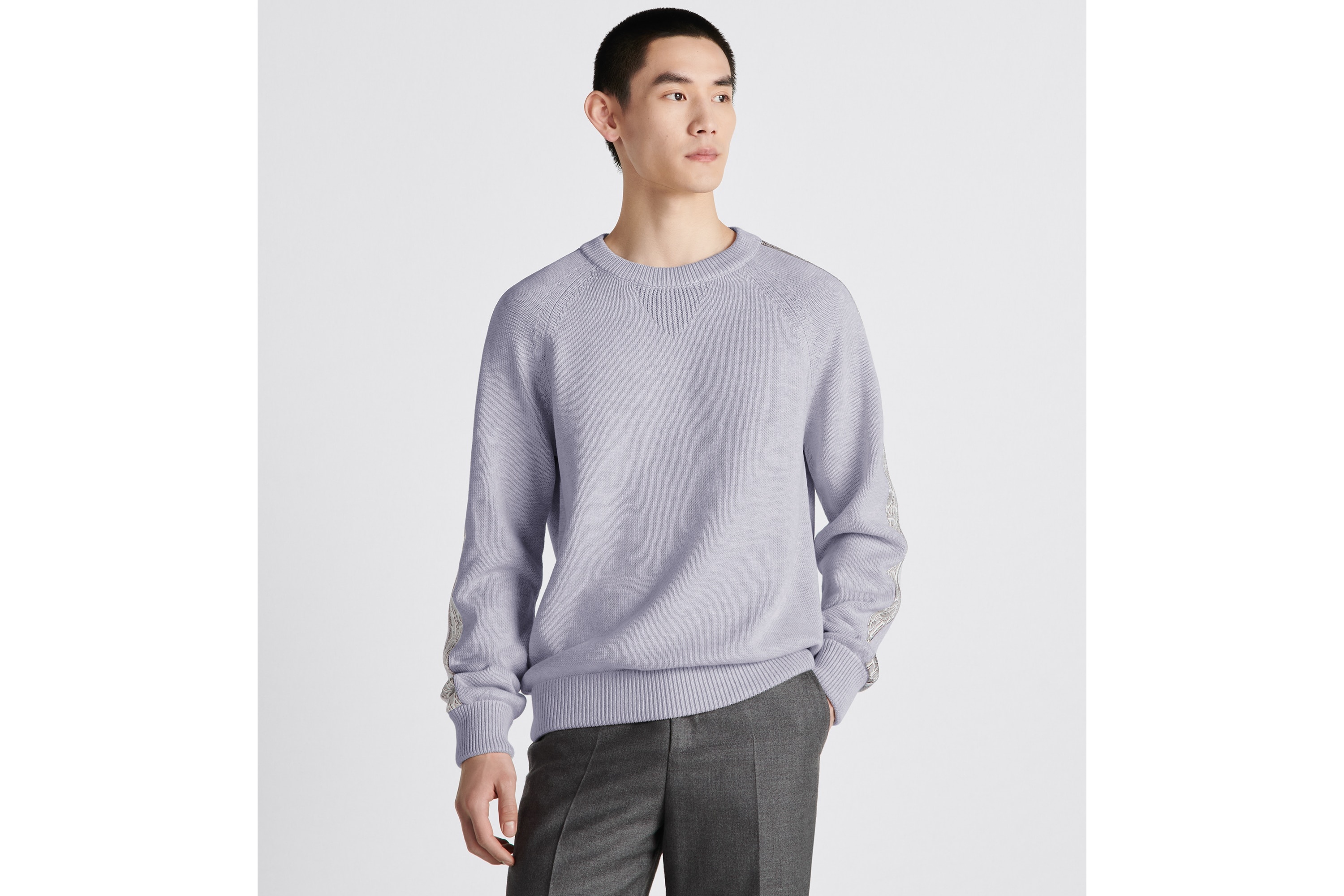 Sweater with Dior Oblique Inserts - 2